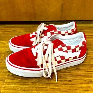 Vans Red Check